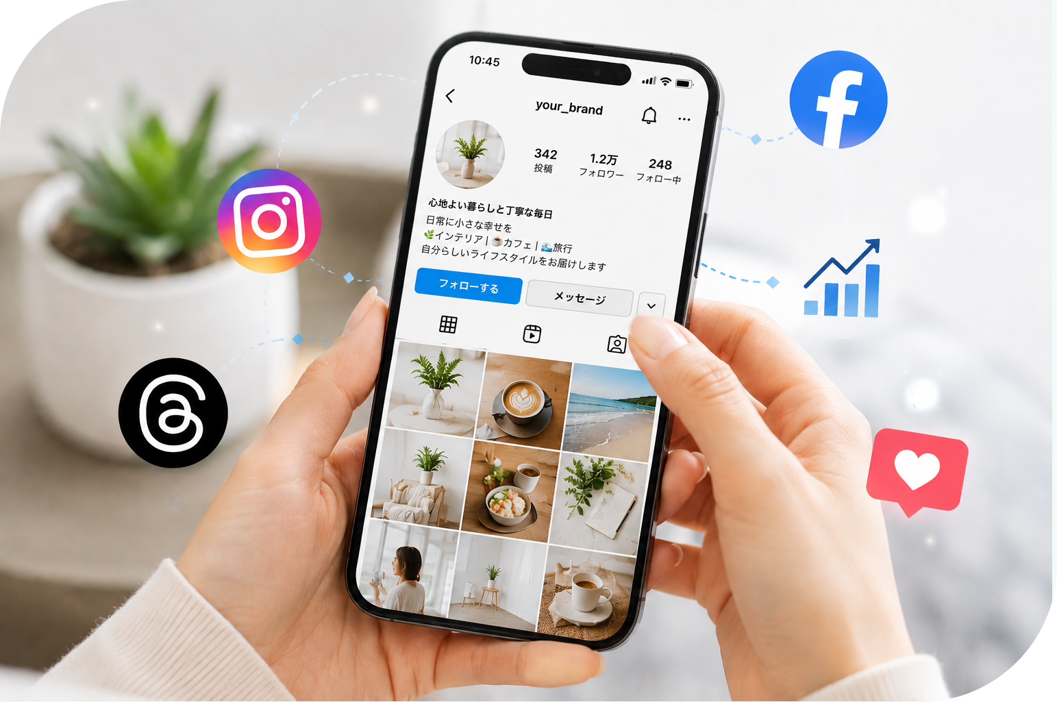 SNS支援(Instagram・Threads・広告運用・インフルエンサー支援)