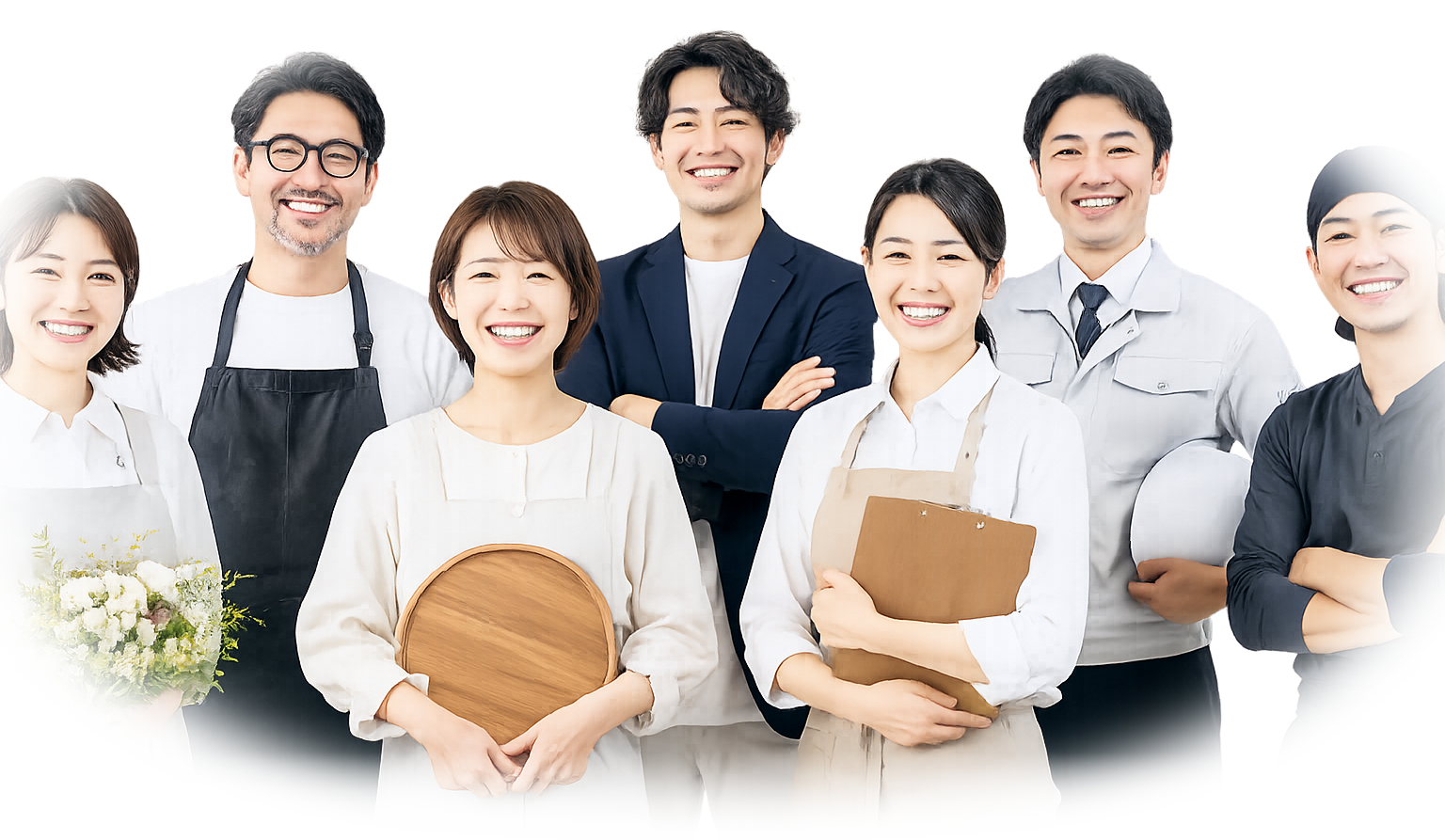さまざまな業種の事業者の皆さま