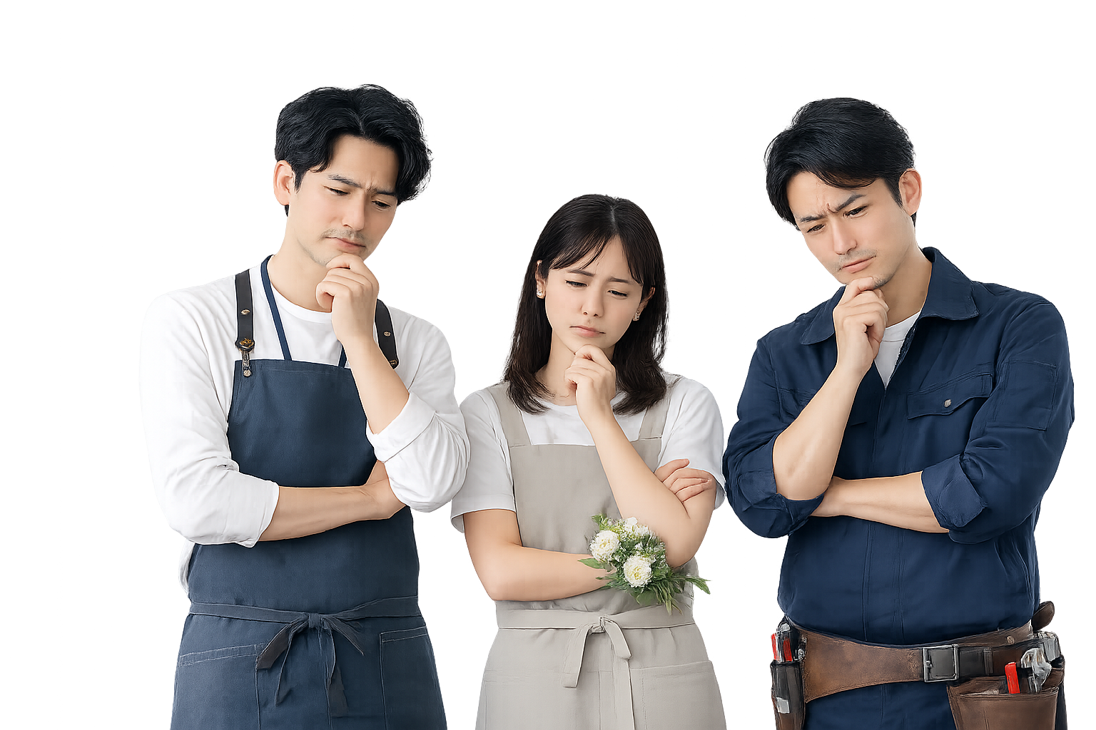 集客やSNS運用に悩む担当者たち
