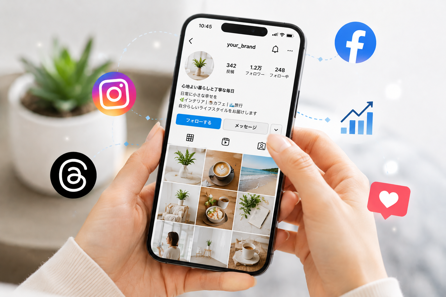 SNS支援(Instagram・Threads・広告運用・インフルエンサー支援)